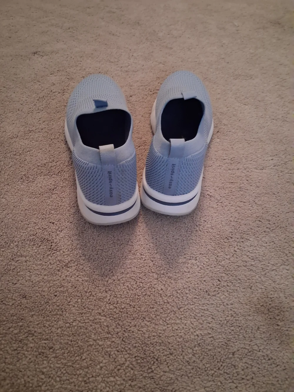 Easy Spirit Light Blue Slip-On Women's Sneakers